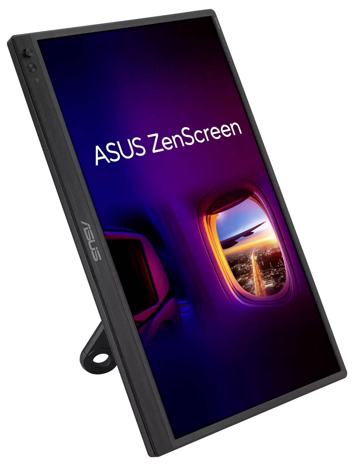 Ein schlanker ASUS-Portablemonitor, der 