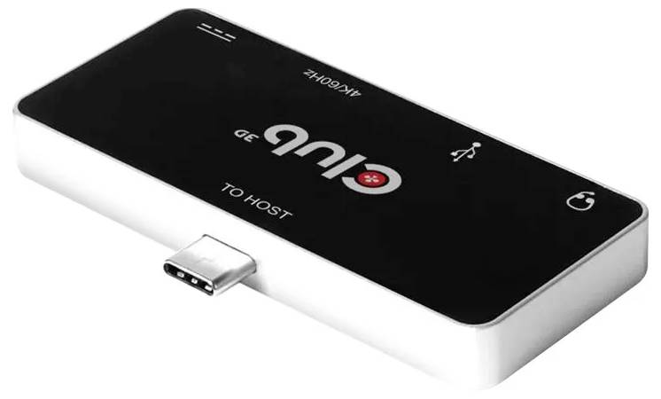 Club3D CSV-1591 HDMI / USB-C® / USB 2.0 / Klinke Adapter [1x USB-C® Stecker - 4x HDMI-Buchse, USB-C® Buchse (Power Delivery), USB