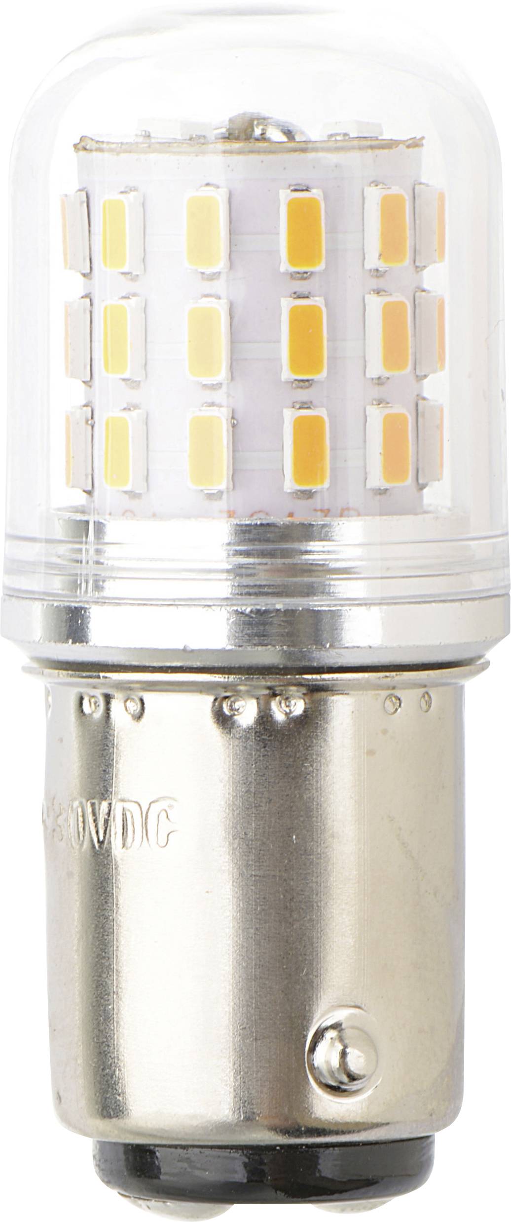 TRU COMPONENTS TC-13776192 LED-Signalleuchte Gelb BA15d 10 V/DC, 30 V/DC 250 lm