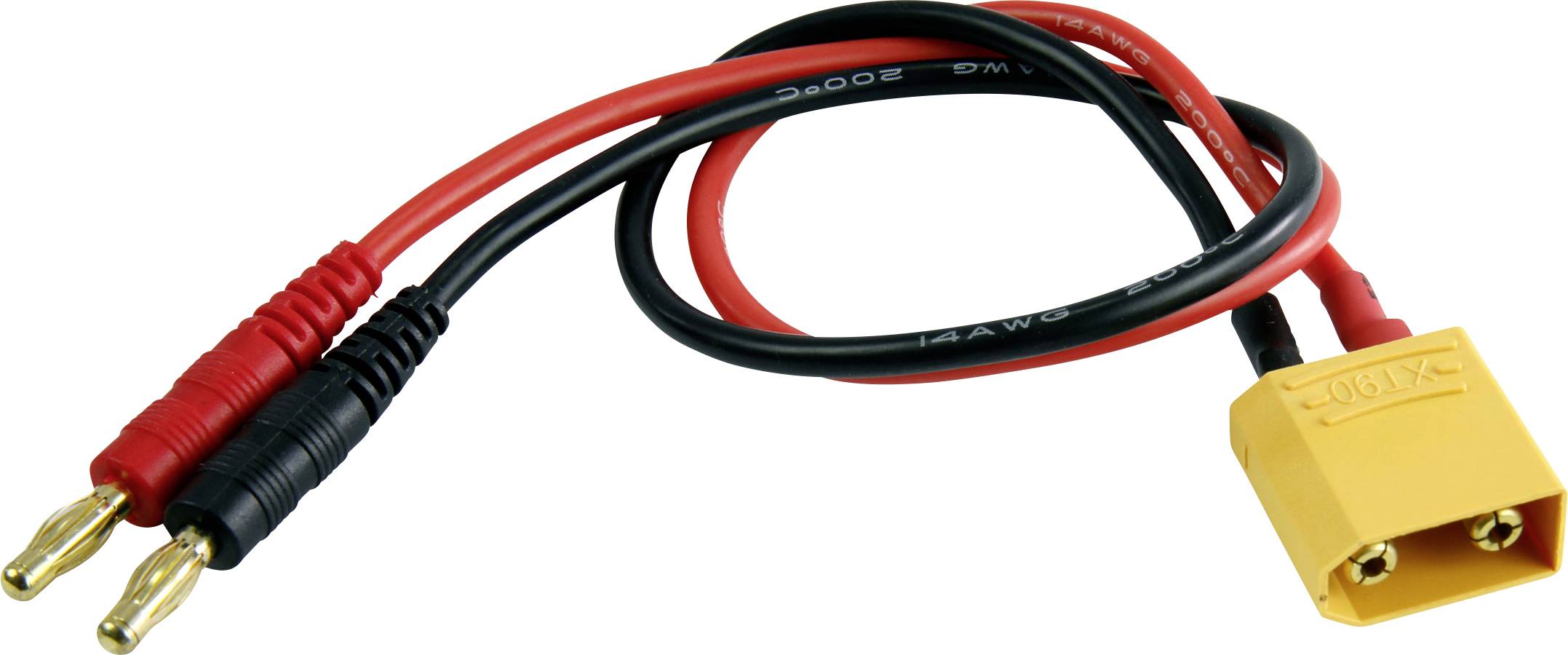 Amewi Ladekabel [1x Bananenstecker 4mm - 1x XT90] 30cm 28232