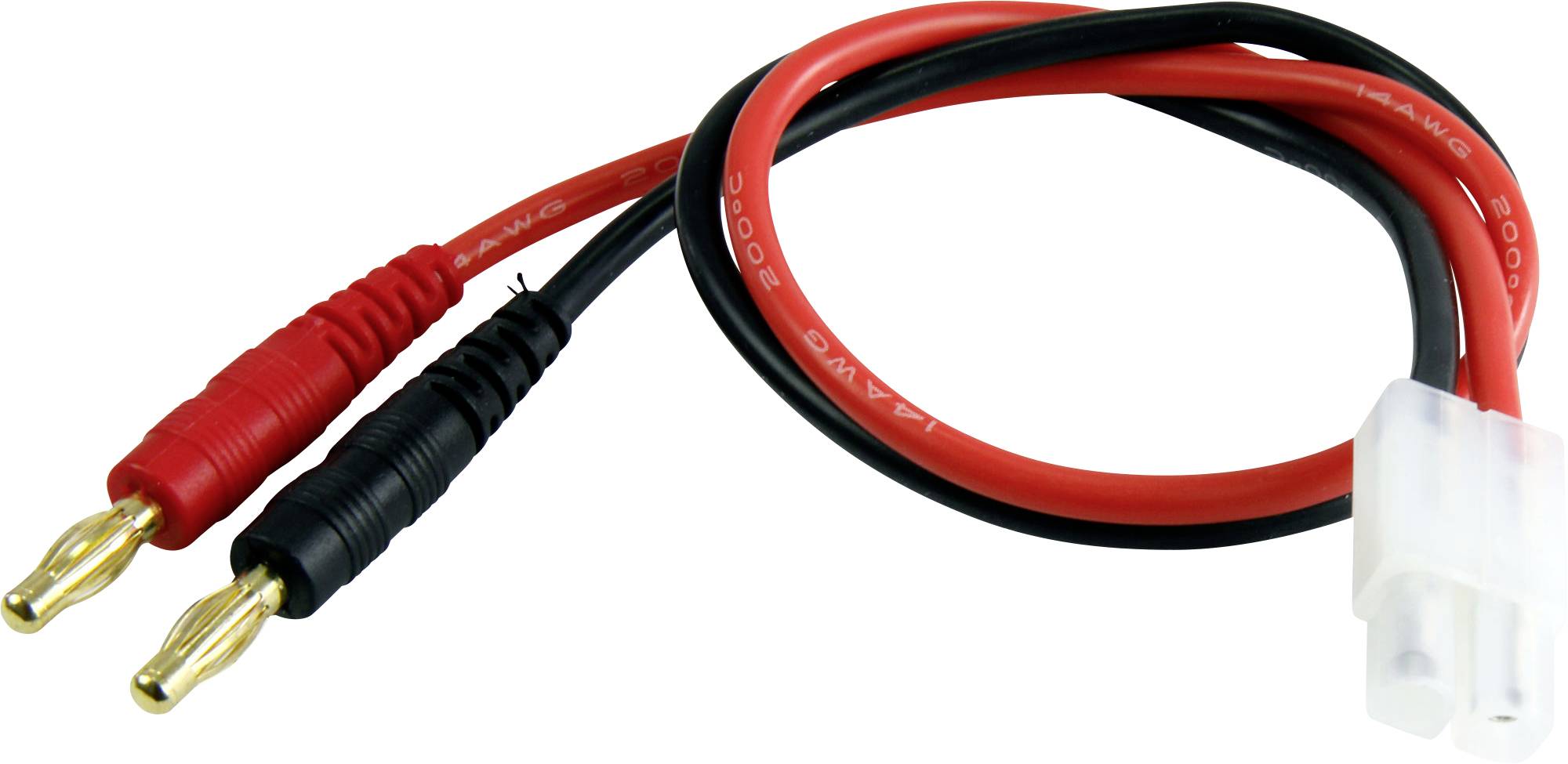 Amewi Ladekabel [1x Bananenstecker 4 mm - 1x Tamiya] 30 cm 28233