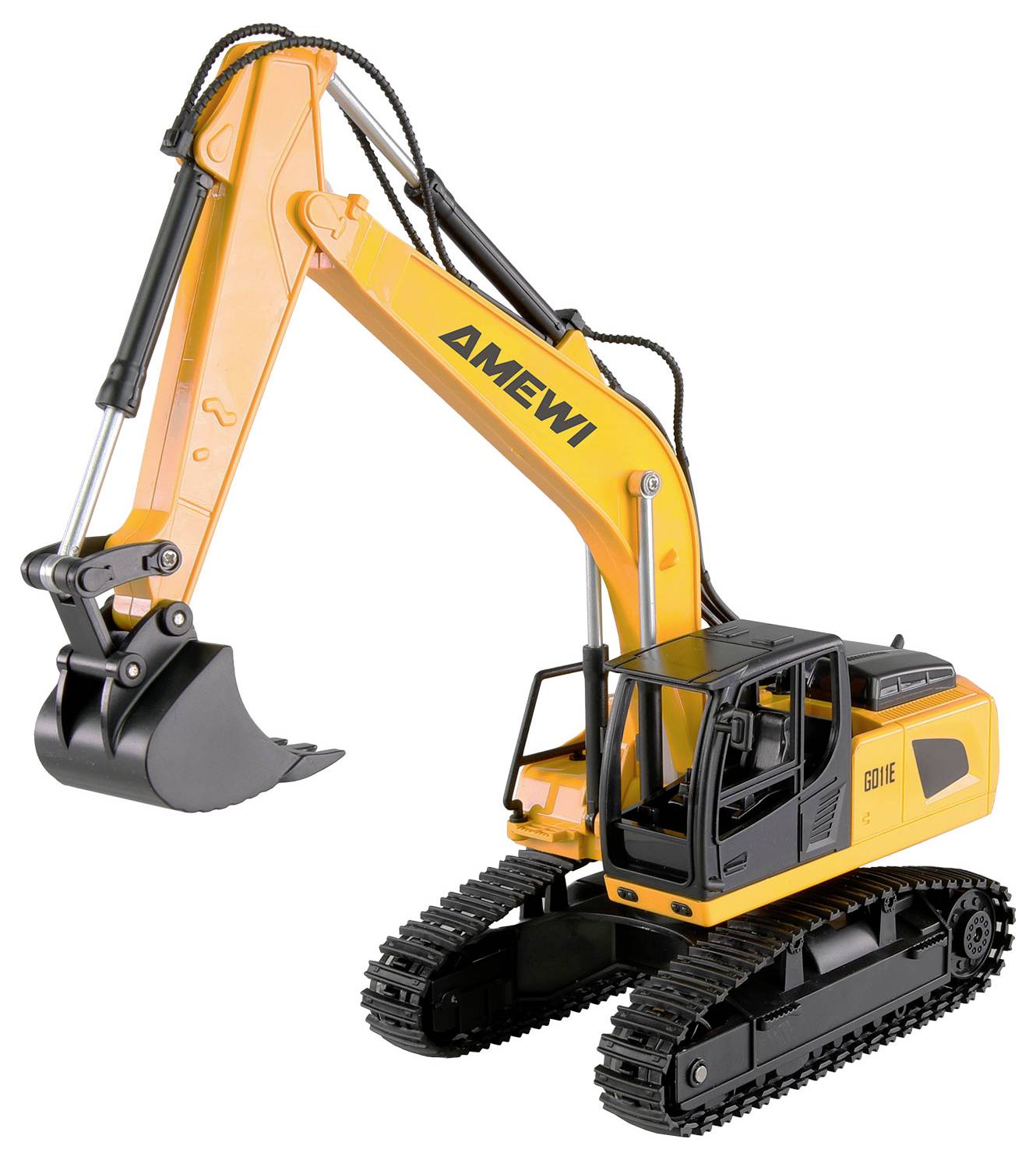 Amewi 22710 2-in-1 Set Kipper & Kettenbagger 1:24 Elektro RC Einsteiger Funktionsmodell RtR mit Lichteffekt