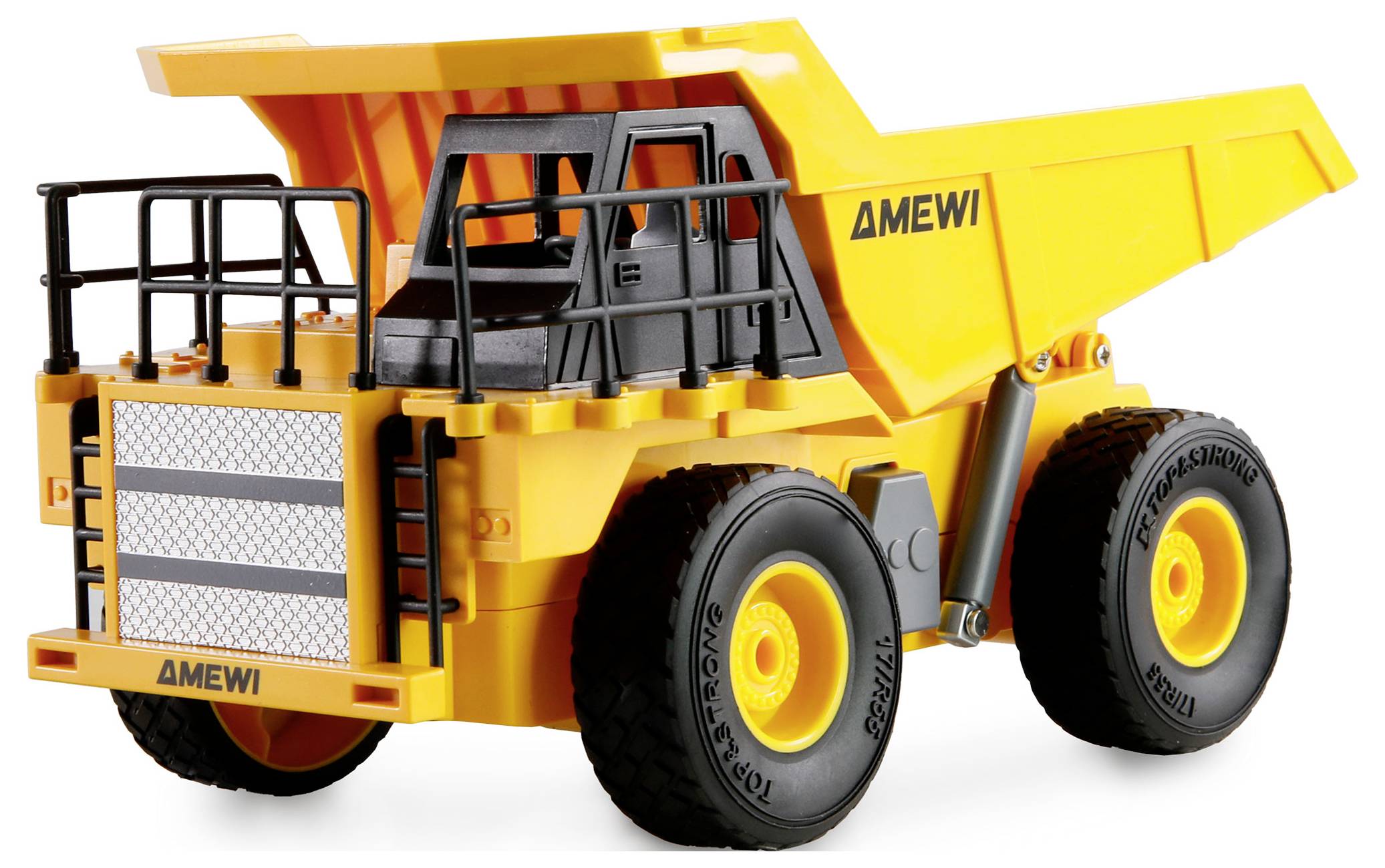 Amewi 22710 2-in-1 Set Kipper & Kettenbagger 1:24 Elektro RC Einsteiger Funktionsmodell RtR mit Lichteffekt