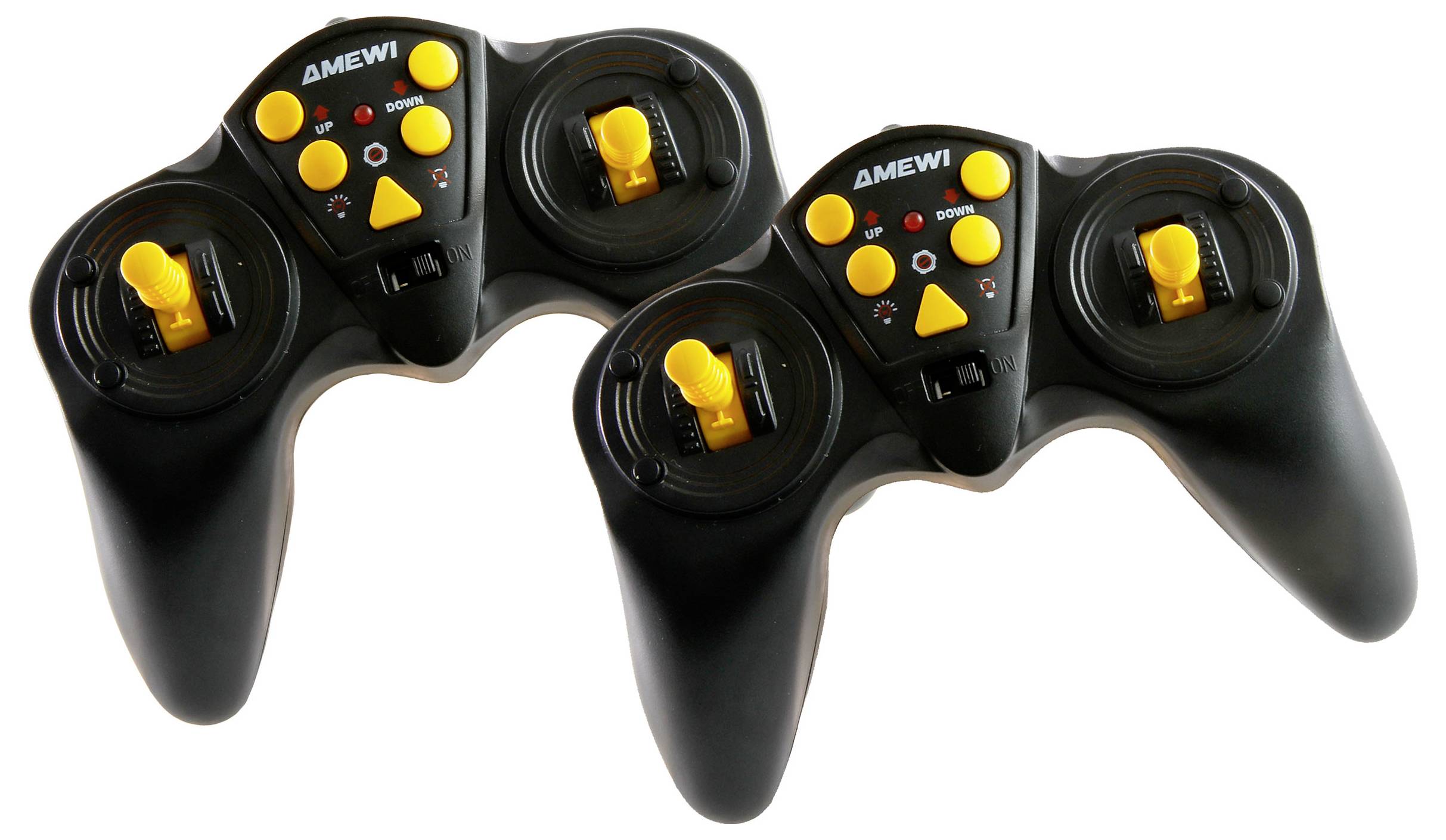 Amewi 22710 2-in-1 Set Kipper & Kettenbagger 1:24 Elektro RC Einsteiger Funktionsmodell RtR mit Lichteffekt