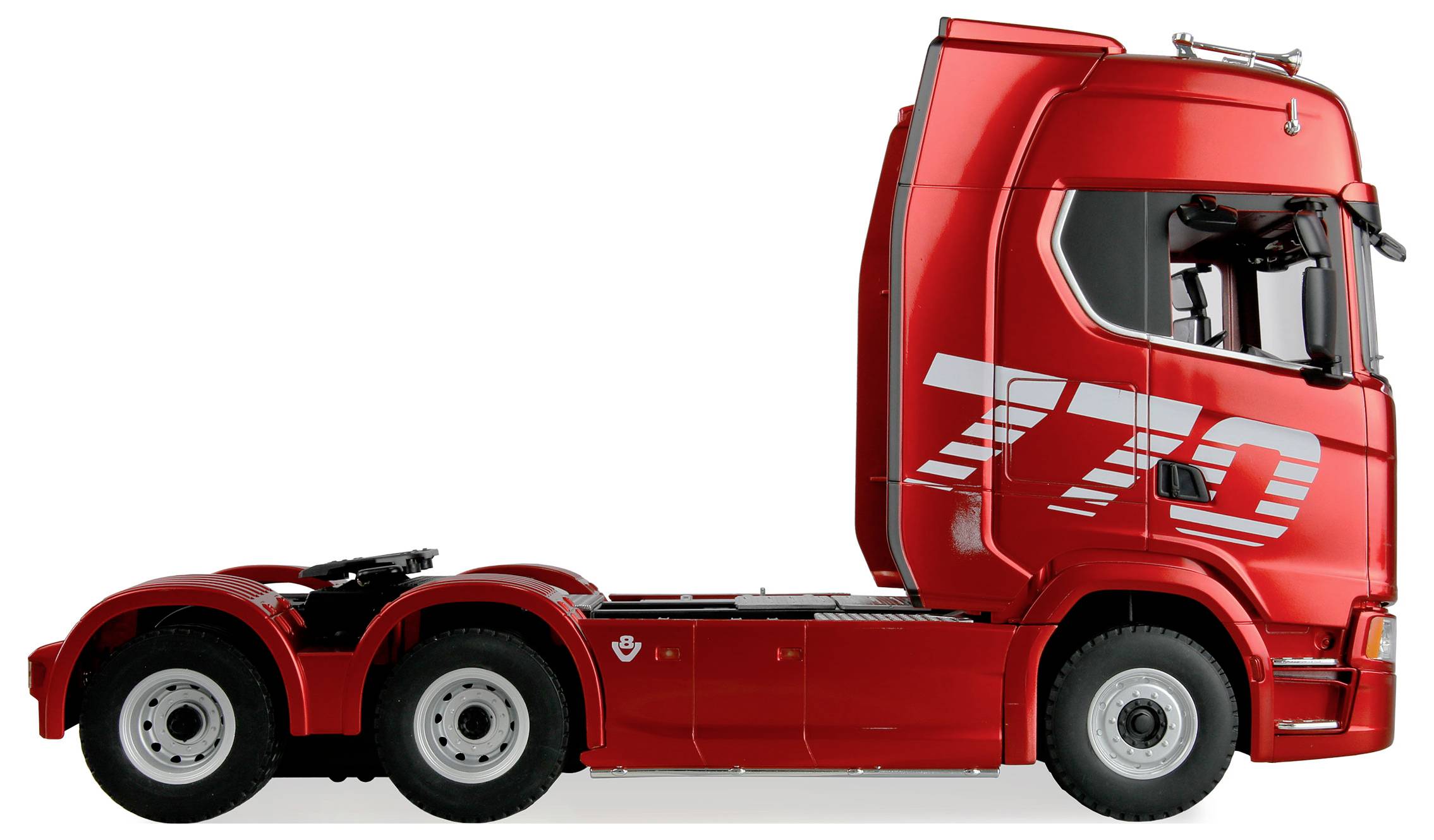 Amewi 22717 Scania 770 S Zugmaschine 1:18 Elektro RC Modell-LKW RtR mit Geräuschefunktion, mit Lichteffekt