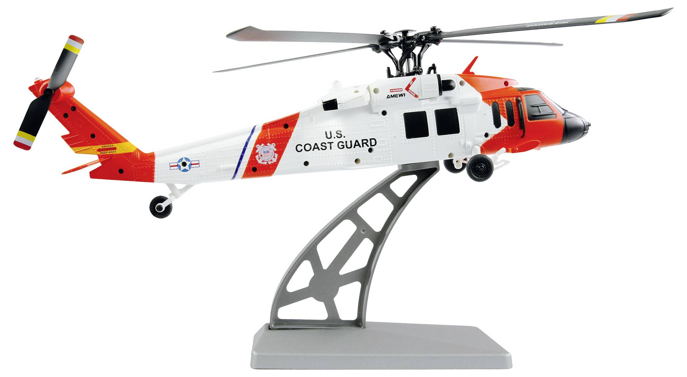 Amewi UH-60L Black Hawk Coastguard Brushless Helikopter RC Einsteiger Hubschrauber RtF