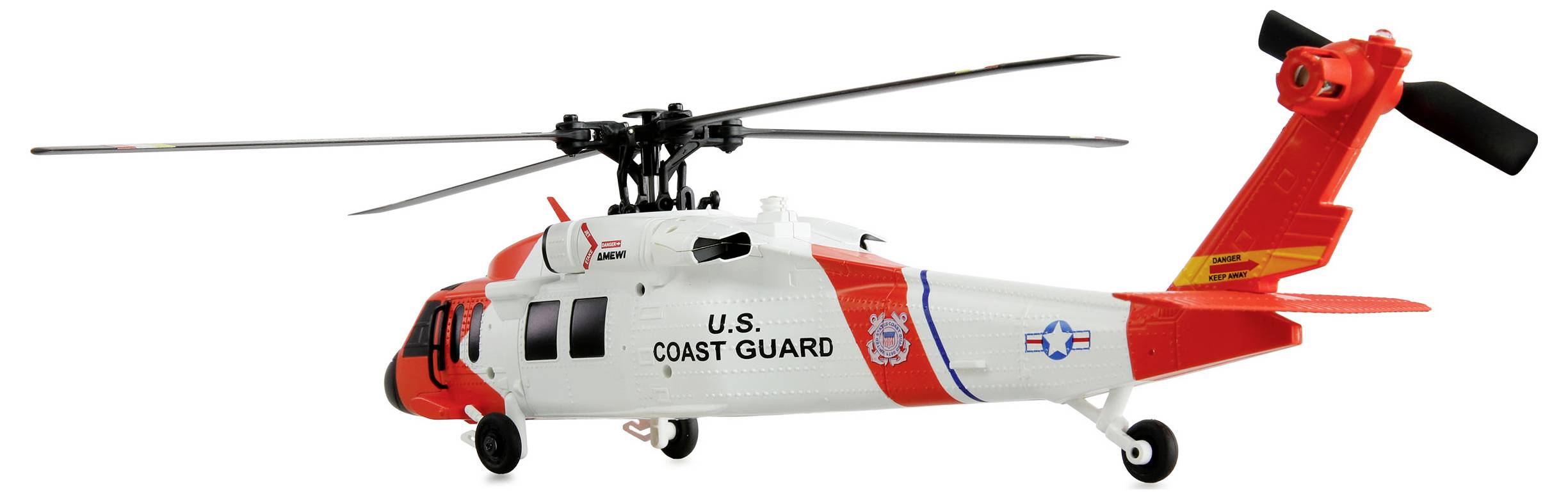Amewi UH-60L Black Hawk Coastguard Brushless Helikopter RC Einsteiger Hubschrauber RtF