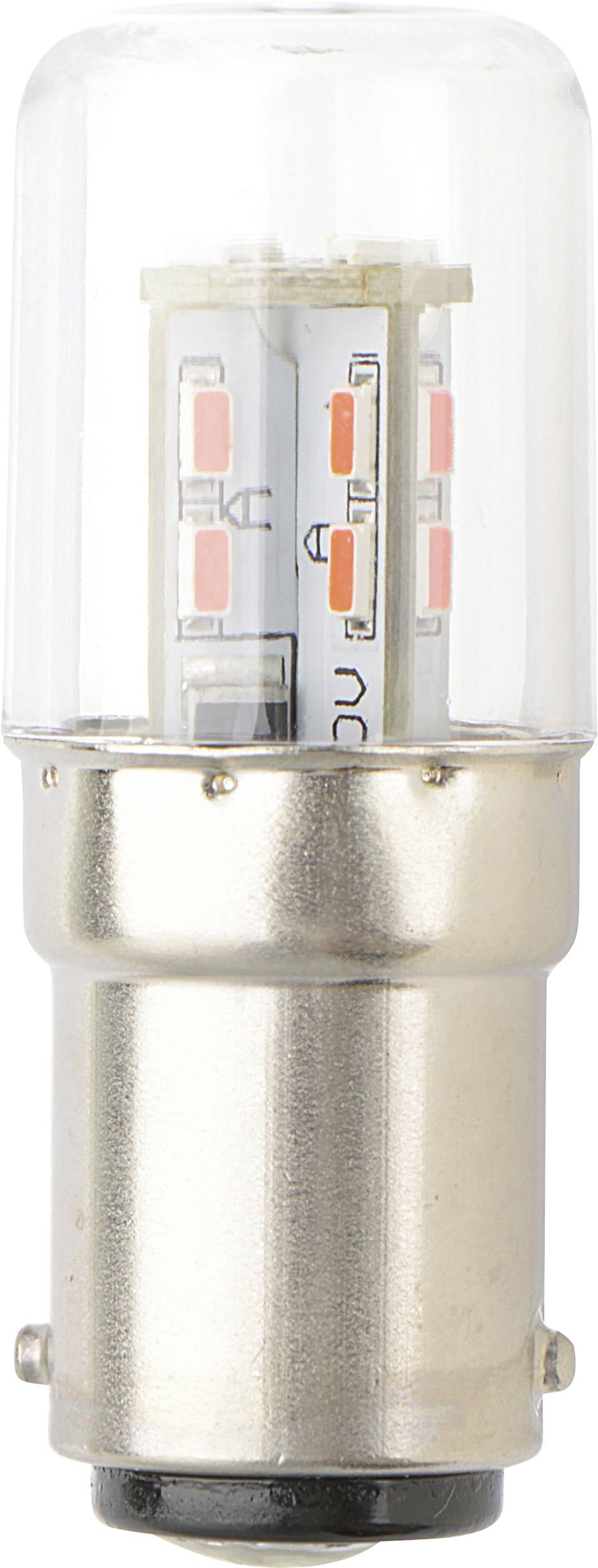 TRU COMPONENTS TC-13794728 LED-Signalleuchte Rot BA15d 230 V/AC 200 lm