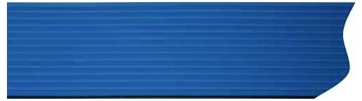 Rautronic 94466 Flachbandkabel Rastermaß: 1.27mm 34 x 0.14mm² Blau Meterware