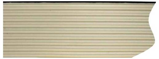 Rautronic FB1526250G Flachbandkabel Rastermaß: 2.5mm 15 x 0.14mm² Grau Meterware