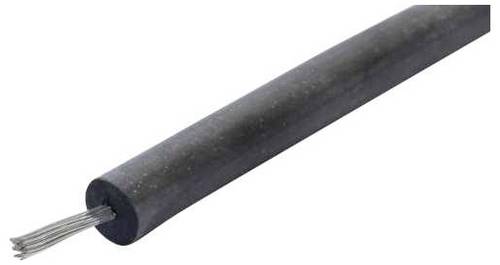 Rautronic 9001306 Hochspannungskabel 1.5 mm² Schwarz Meterware