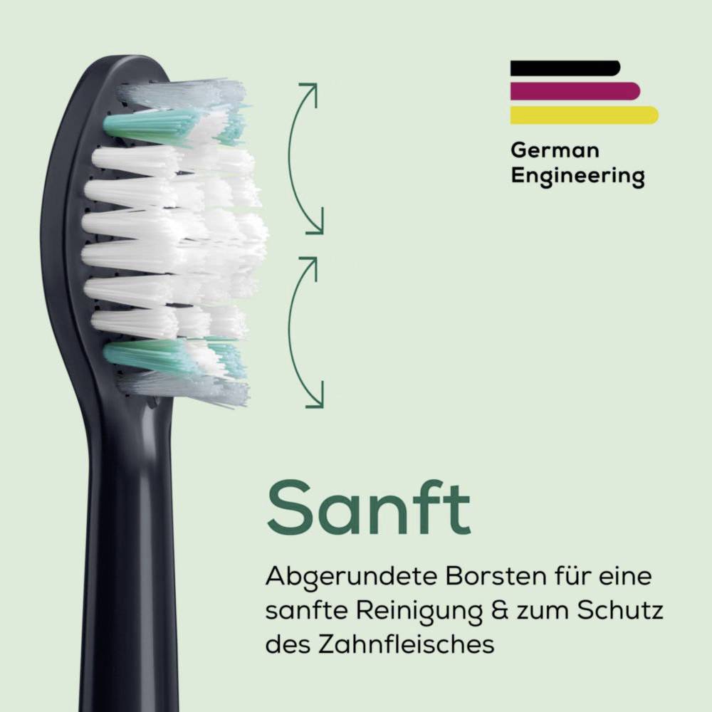 Beurer Bürstenköpfe Classic Clean 4 St. 10521 Ersatzbürsten Schwarz