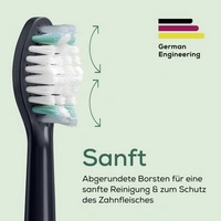 Beurer Bürstenköpfe Classic Clean 4 St. 10521 Ersatzbürsten Schwarz Beurer Bürstenköpfe Classic Clean 4 St. 10521 Ersatzbürsten Schwarz