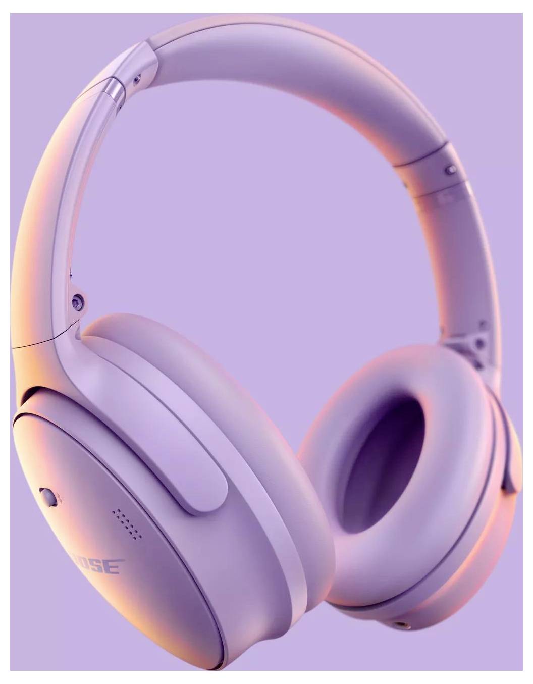 Bose QuietComfort Over Ear Kopfhörer Kabellos, kabelgebunden, Bluetooth® Stereo Lila Noise Cancelling
