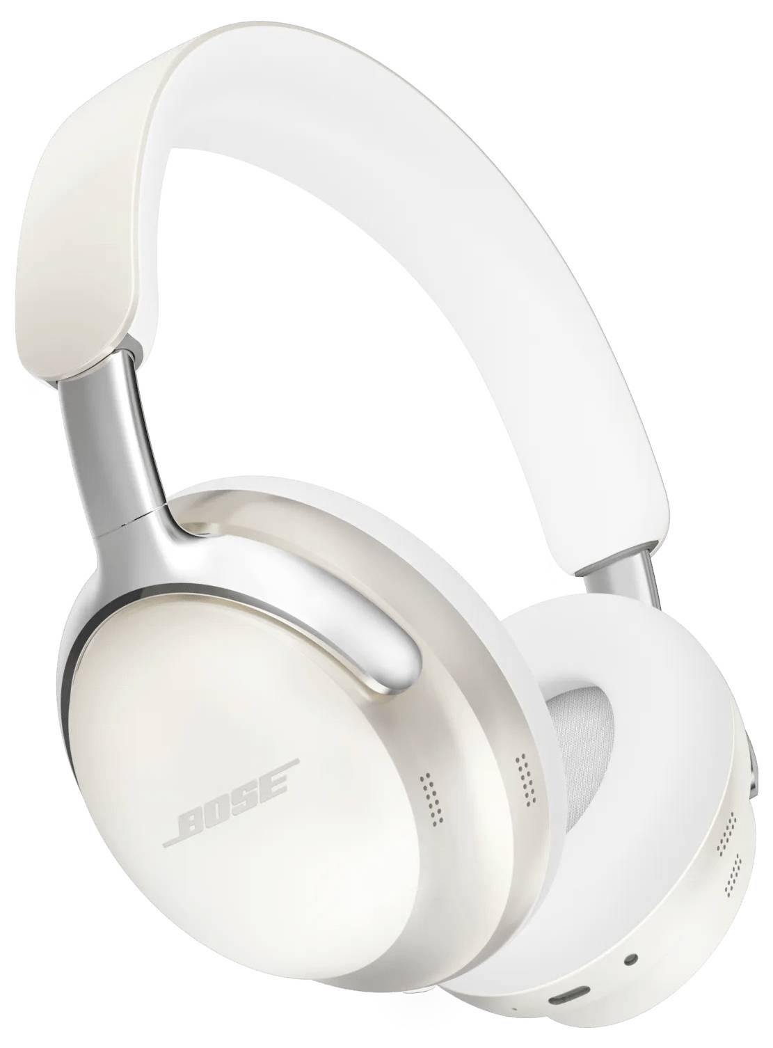 Bose QuietComfort Ultra Over Ear Kopfhörer Kabellos, kabelgebunden, Bluetooth® Stereo Beige, Weiß