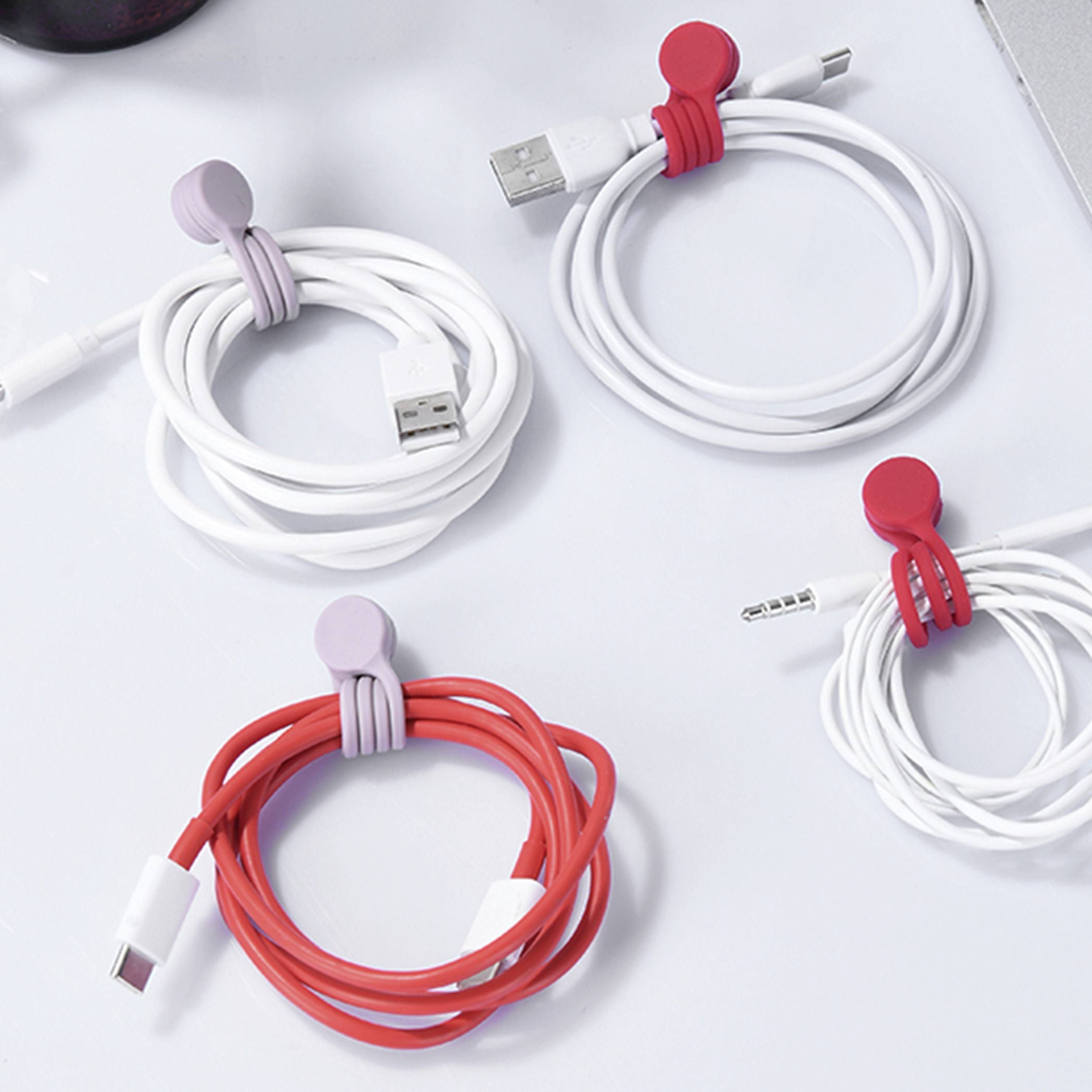 Quadrios 25CA577 25CA577 Magnet-Kabelbinder Schwarz, Weiß 10St.