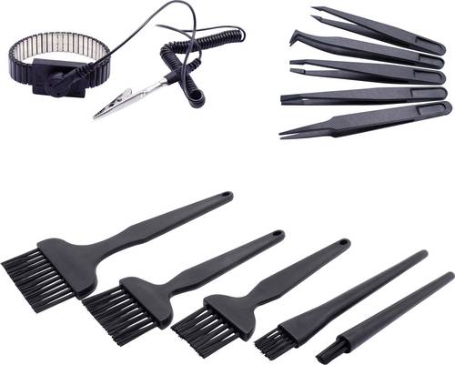 Quadrios ESD-Handgelenkband negro Druckknopf 10mm