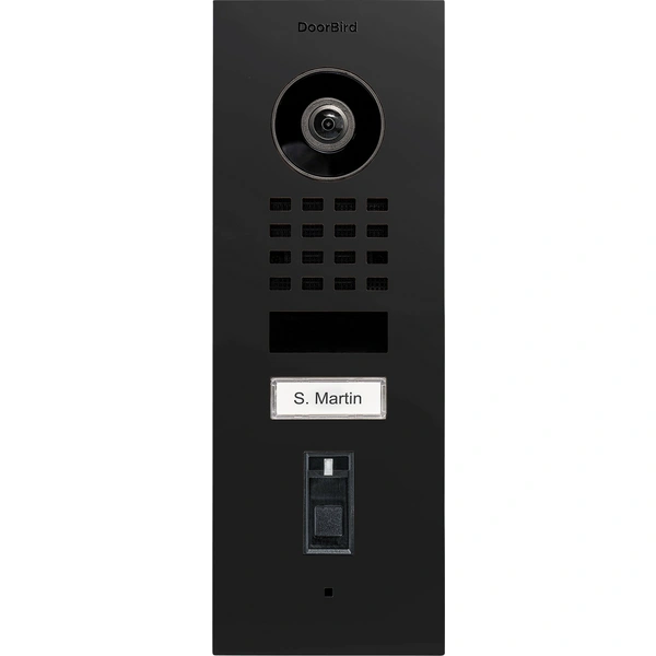 DoorBird D1101FV FP50 UP Türsprechanlage Bluetooth®, WLAN, LAN Außeneinheit Graphitschwarz (seidenmatt) DoorBird D1101FV FP50 UP Türsprechanlage Bluetooth®, WLAN, LAN Außeneinheit Graphitschwarz (seidenmatt)