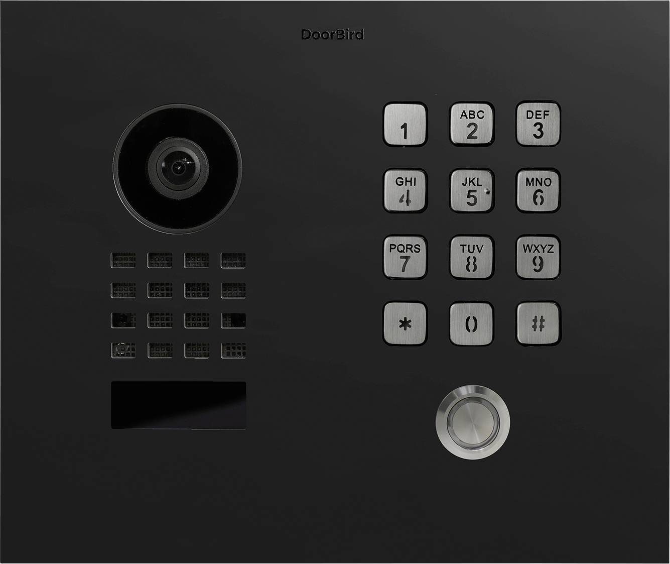 DoorBird D1101KH Classic UP Türsprechanlage Bluetooth®, WLAN, LAN Außeneinheit Graphitschwarz (seidenmatt)