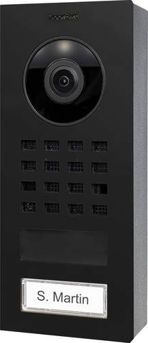 DoorBird D1101V AP Türsprechanlage Bluetooth®, WLAN, LAN Außeneinheit Graphitschwarz (seidenmatt)