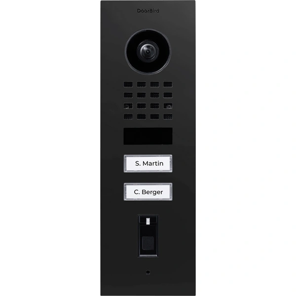 DoorBird D1102FV FP50 UP Türsprechanlage Bluetooth®, WLAN, LAN Außeneinheit Graphitschwarz (seidenmatt) DoorBird D1102FV FP50 UP Türsprechanlage Bluetooth®, WLAN, LAN Außeneinheit Graphitschwarz (seidenmatt)