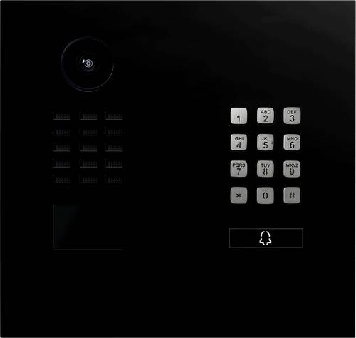 DoorBird D2101KH Türsprechanlage LAN Außeneinheit Graphitschwarz (seidenmatt)