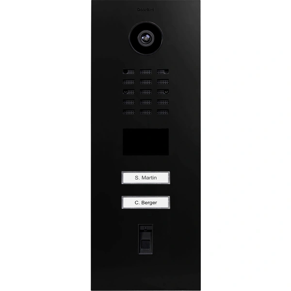DoorBird D2102FV FP50 Türsprechanlage LAN Außeneinheit Graphitschwarz (seidenmatt) DoorBird D2102FV FP50 Türsprechanlage LAN Außeneinheit Graphitschwarz (seidenmatt)