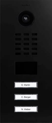 DoorBird D2103V Türsprechanlage LAN Außeneinheit Graphitschwarz (seidenmatt)