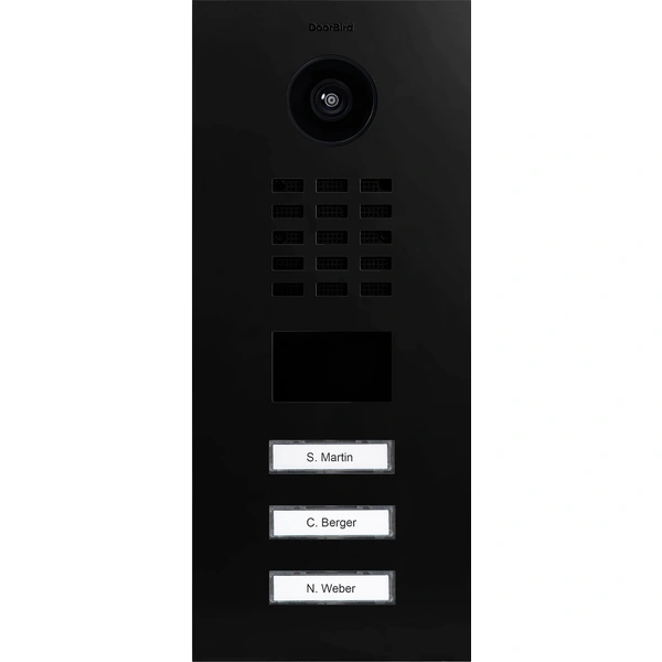 DoorBird D2103V Türsprechanlage LAN Außeneinheit Graphitschwarz (seidenmatt) DoorBird D2103V Türsprechanlage LAN Außeneinheit Graphitschwarz (seidenmatt)