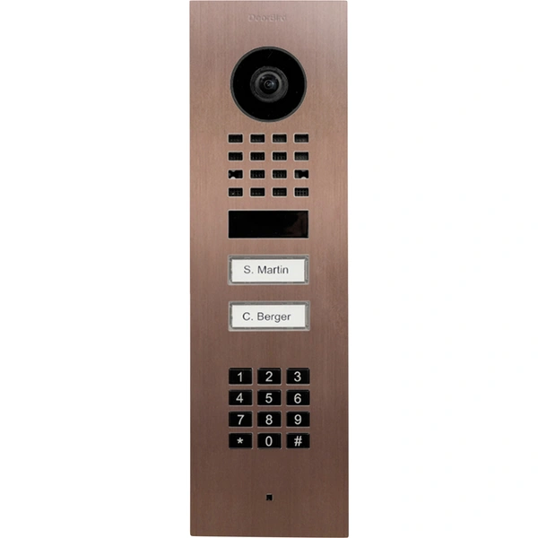DoorBird D1102KV UP Türsprechanlage Bluetooth®, WLAN, LAN Außeneinheit Bronze-Optik DoorBird D1102KV UP Türsprechanlage Bluetooth®, WLAN, LAN Außeneinheit Bronze-Optik
