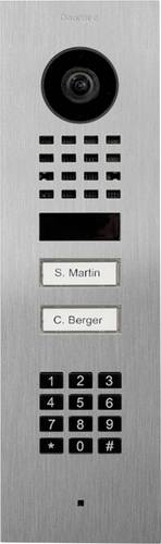 DoorBird D1102KV UP Türsprechanlage Bluetooth®, WLAN, LAN Außeneinheit Edelstahl V2A (gebürstet)