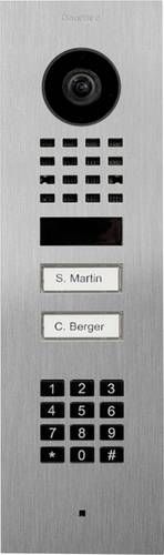 DoorBird D1102KV UP Türsprechanlage Bluetooth®, WLAN, LAN Außeneinheit Edelstahl V4A (gebürstet)