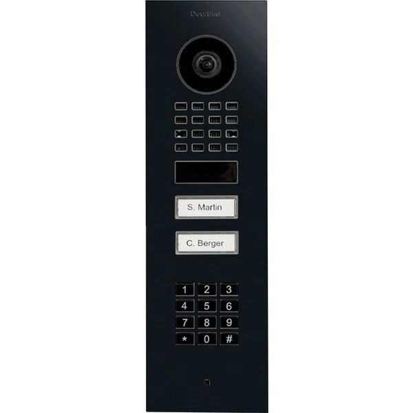 DoorBird D1102KV UP Türsprechanlage Bluetooth®, WLAN, LAN Außeneinheit Graphitschwarz (seidenmatt) DoorBird D1102KV UP Türsprechanlage Bluetooth®, WLAN, LAN Außeneinheit Graphitschwarz (seidenmatt)
