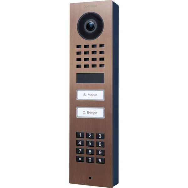 DoorBird D1102KV AP Türsprechanlage Bluetooth®, WLAN, LAN Außeneinheit Bronze-Optik DoorBird D1102KV AP Türsprechanlage Bluetooth®, WLAN, LAN Außeneinheit Bronze-Optik