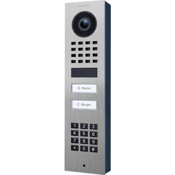 DoorBird D1102KV AP Türsprechanlage Bluetooth®, WLAN, LAN Außeneinheit Edelstahl V2A (gebürstet) DoorBird D1102KV AP Türsprechanlage Bluetooth®, WLAN, LAN Außeneinheit Edelstahl V2A (gebürstet)