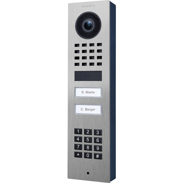 DoorBird D1102KV AP Türsprechanlage Bluetooth®, WLAN, LAN Außeneinheit Edelstahl V4A (gebürstet) DoorBird D1102KV AP Türsprechanlage Bluetooth®, WLAN, LAN Außeneinheit Edelstahl V4A (gebürstet)