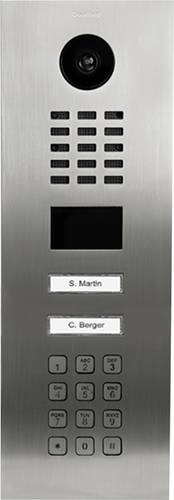 DoorBird D2102KV Türsprechanlage LAN Außeneinheit Edelstahl V4A (gebürstet)