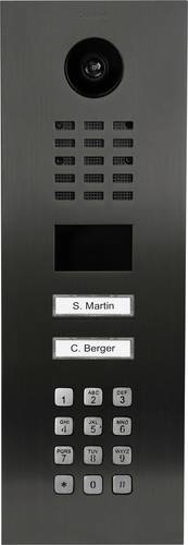 DoorBird D2102KV Türsprechanlage LAN Außeneinheit Titan-Optik