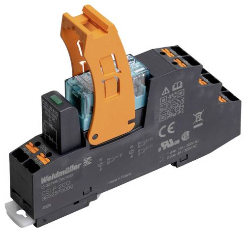 Weidmüller CRIKIT P 24VDC 1CO L/D Koppelrelais 24 V/DC 16 A 1 Wechsler 10 St.