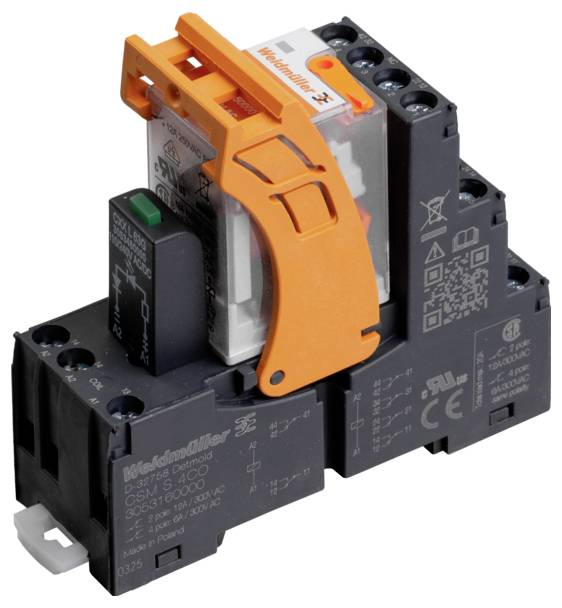 Weidmüller CRMKIT S 24VAC 2CO L/PB Koppelrelais 24 V/AC 12A 2 Wechsler 5St.