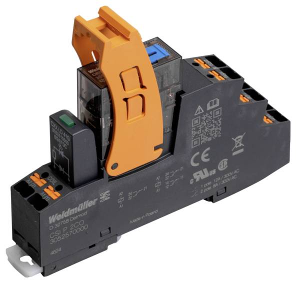 Weidmüller CRIKIT P 24VDC 2CO L/D/PB Koppelrelais 24 V/DC 8A 2 Wechsler 10St.
