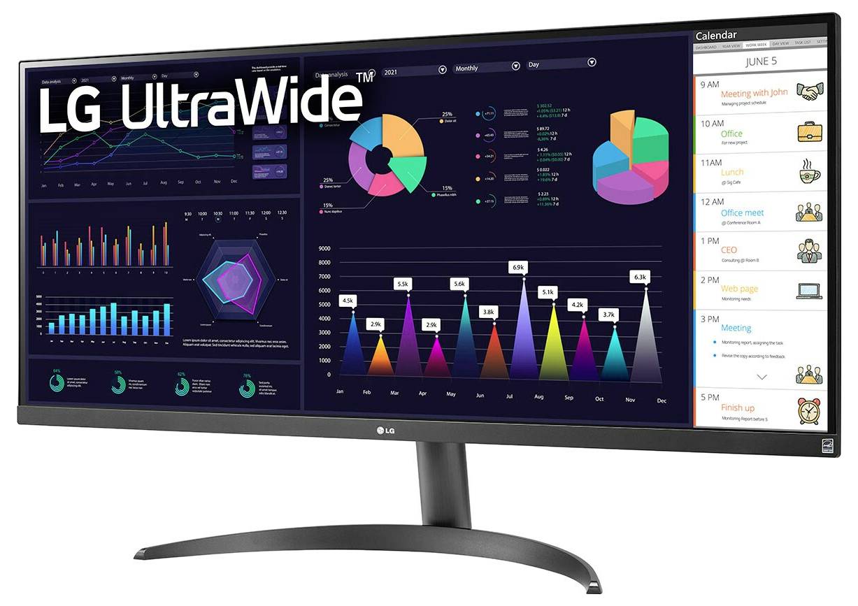 LG Electronics UltraWide LED-Monitor EEK F (A - G) 86.4cm (34 Zoll) 21:9 5 ms