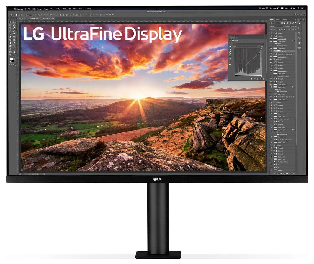 LG Electronics Ergo LCD-Monitor EEK G (A - G) 80cm (31.5 Zoll) 3840 x 2160 Pixel 16:9 5 ms