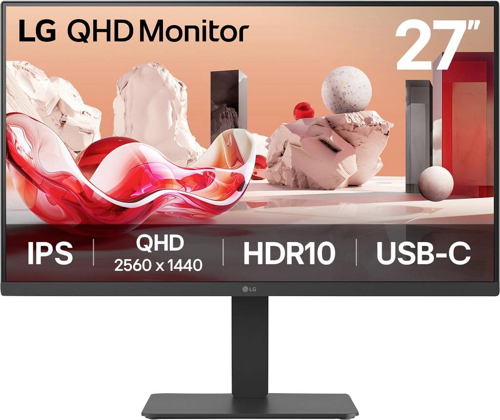 LG Electronics LG 27" QHD DP HDMI IPS LED-Monitor EEK E (A - G) 68.6cm (27 Zoll) 16:9 5 ms