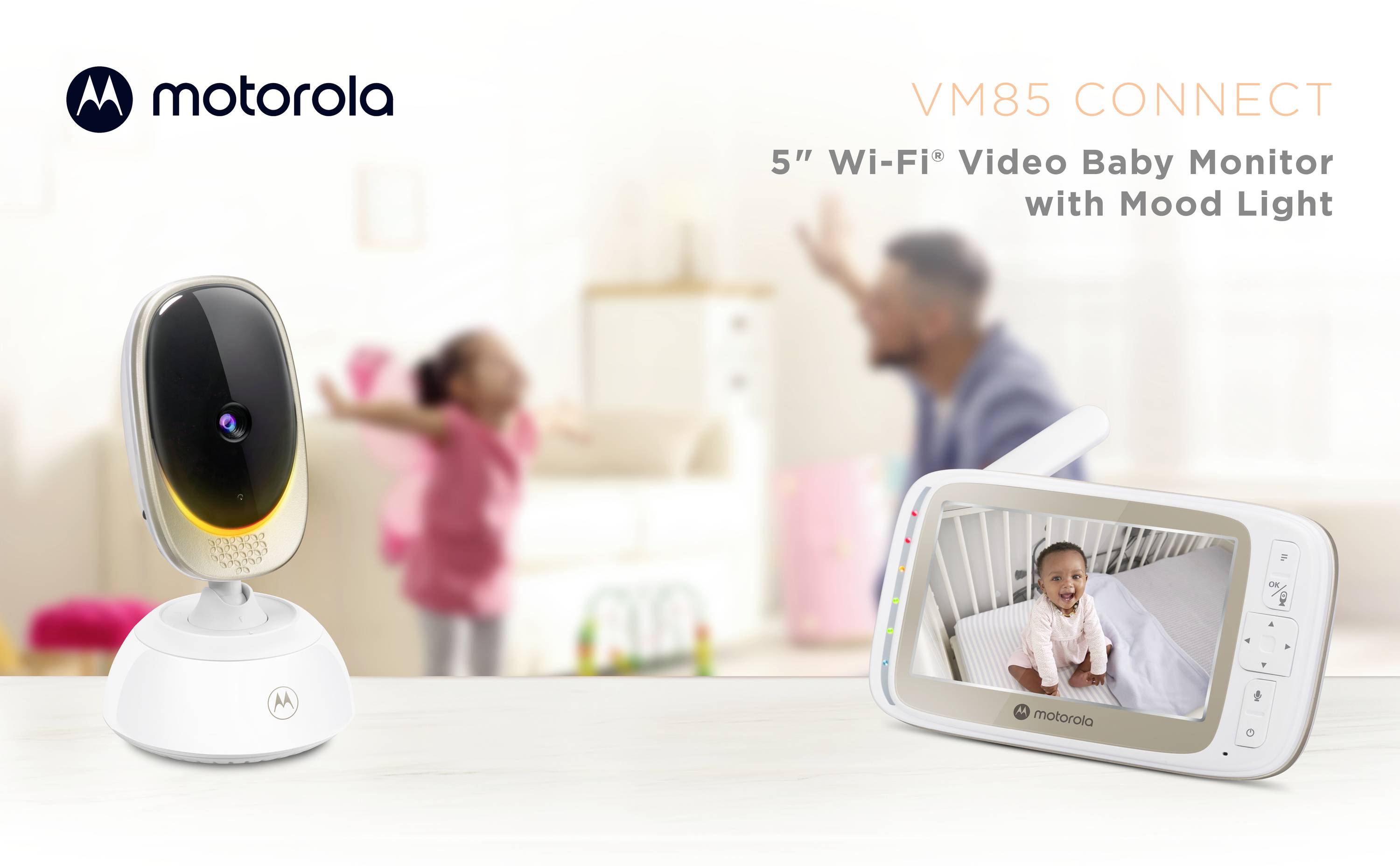 Motorola VM85 Connect Babyphone mit Kamera 2.4GHz