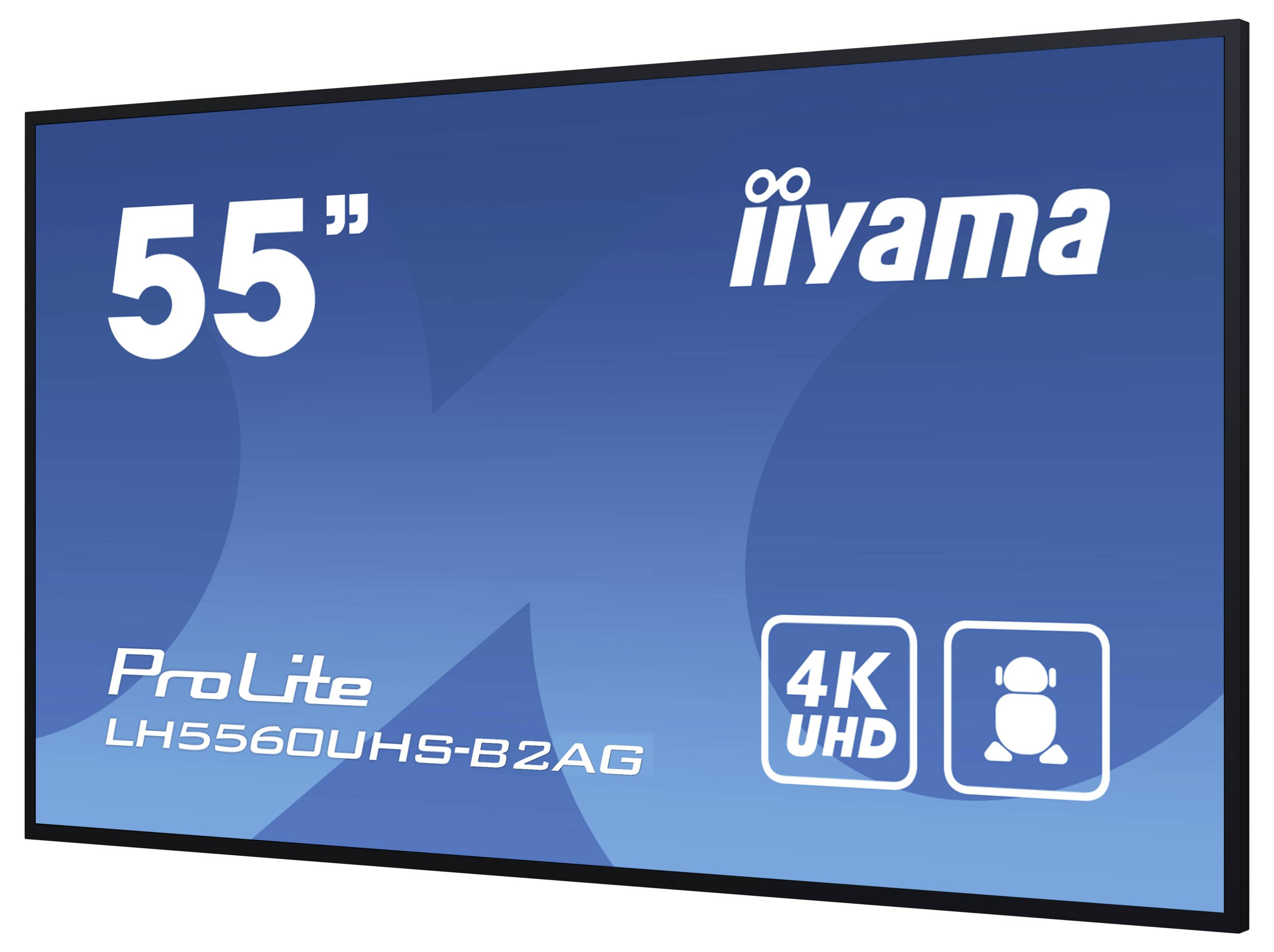 Iiyama ProLite Digital Signage Display EEK: E (A - G) 139 cm 55 Zoll 3840 x 2160 Pixel 24/7