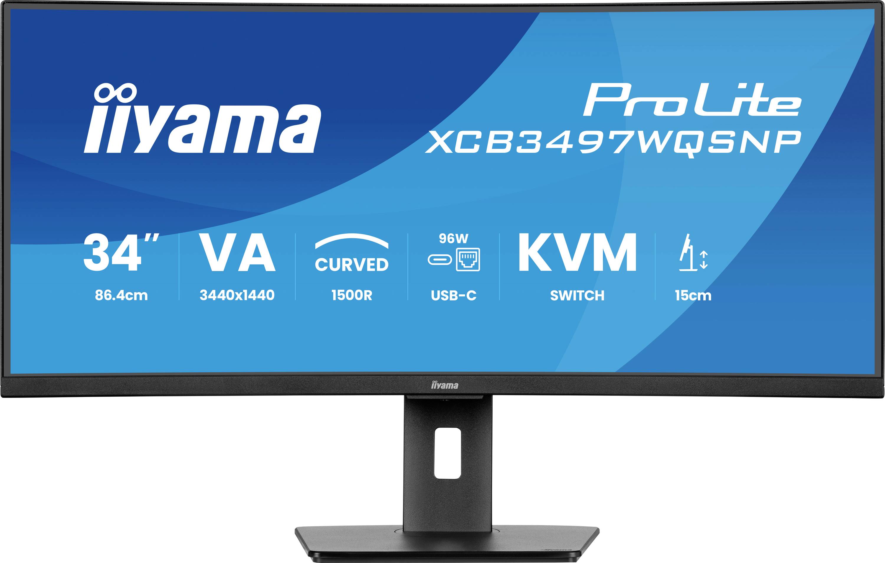 Iiyama ProLite LED-Monitor EEK F (A - G) 86.4cm (34 Zoll) 21:9 0.4 ms VA LED