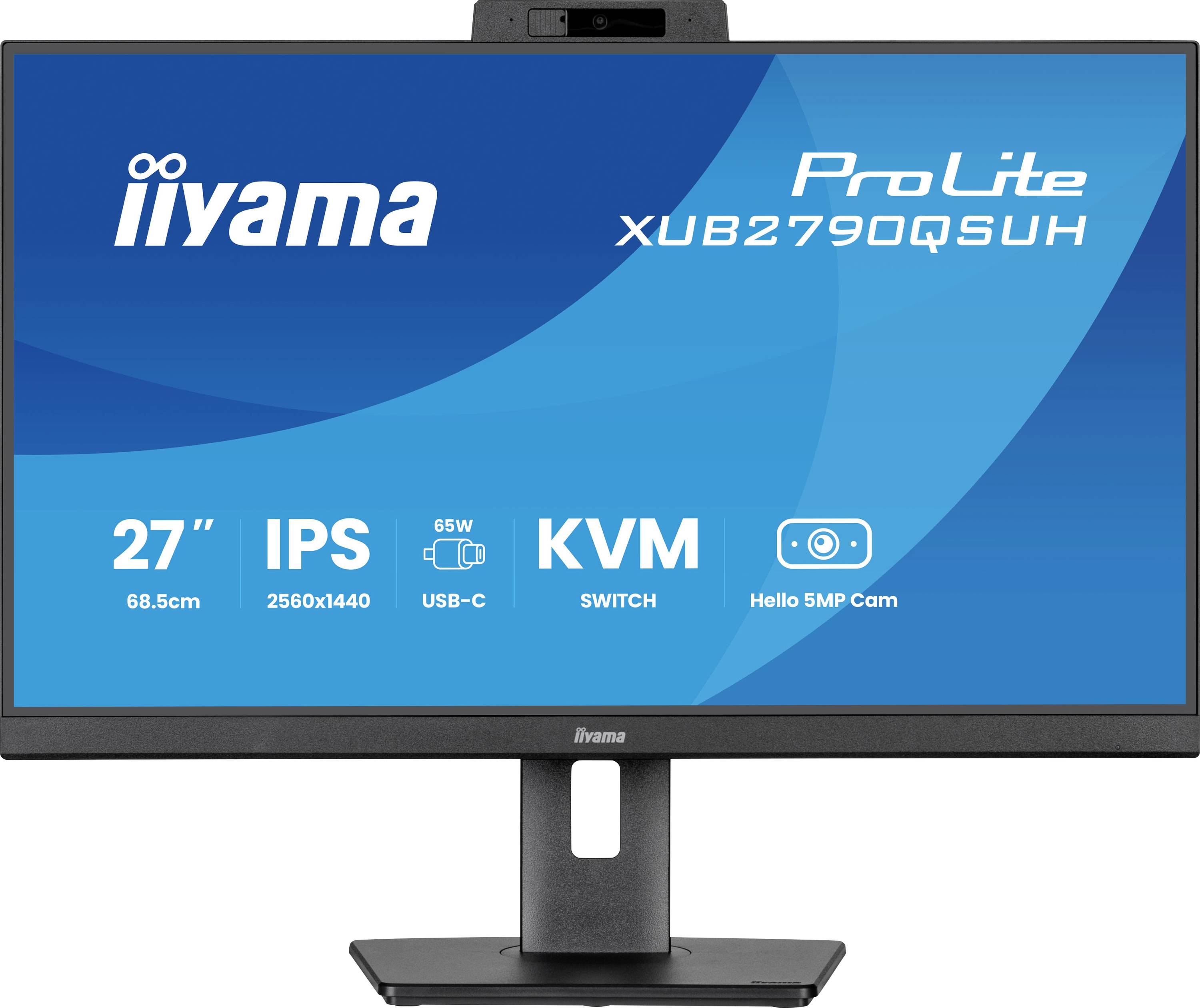 Iiyama ProLite XUB2790QSUH-B2 LED-Monitor EEK E (A - G) 68.6 cm (27 Zoll) 16:9 0.4 ms IPS LED