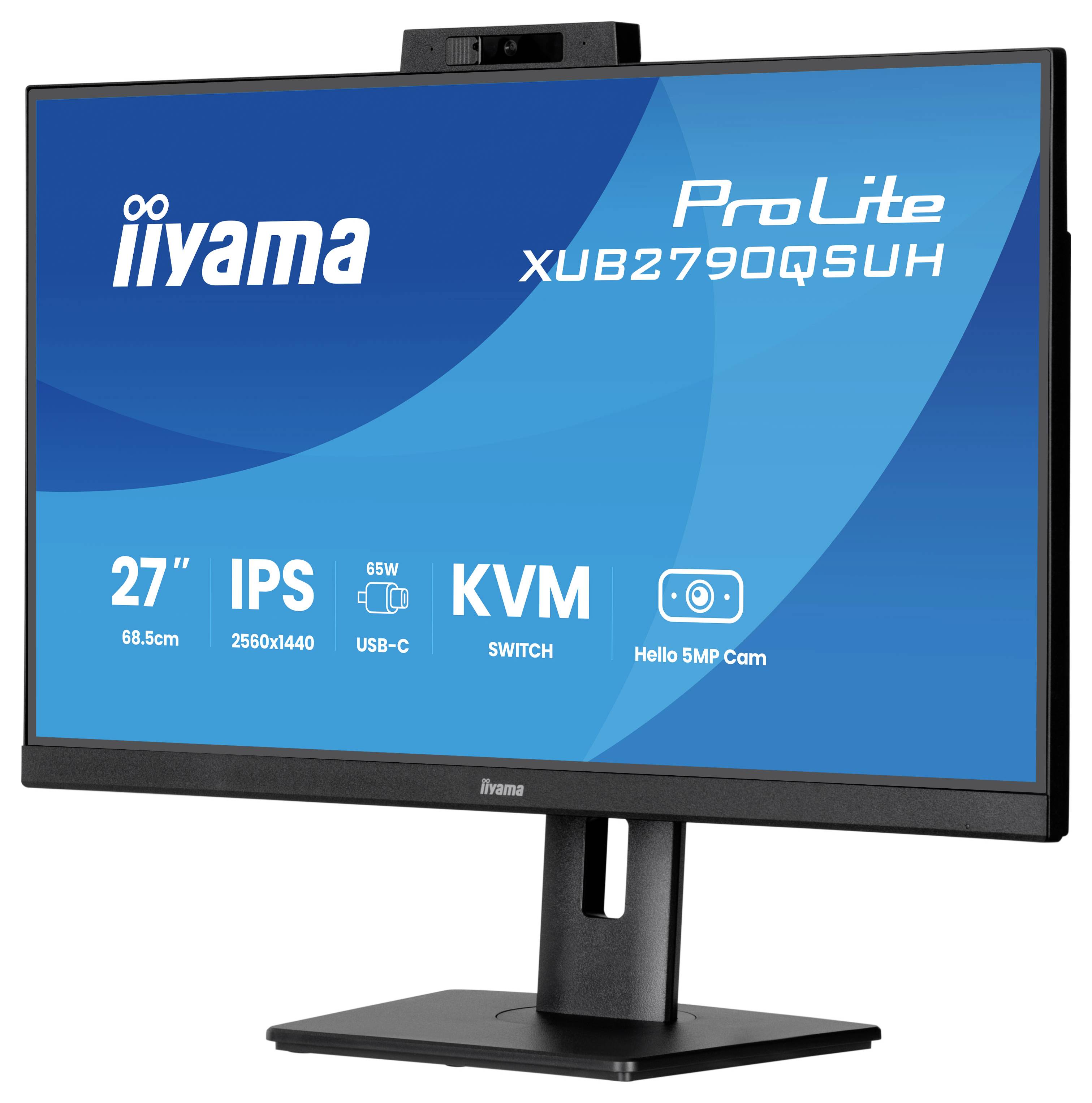 Iiyama ProLite XUB2790QSUH-B2 LED-Monitor EEK E (A - G) 68.6 cm (27 Zoll) 16:9 0.4 ms IPS LED