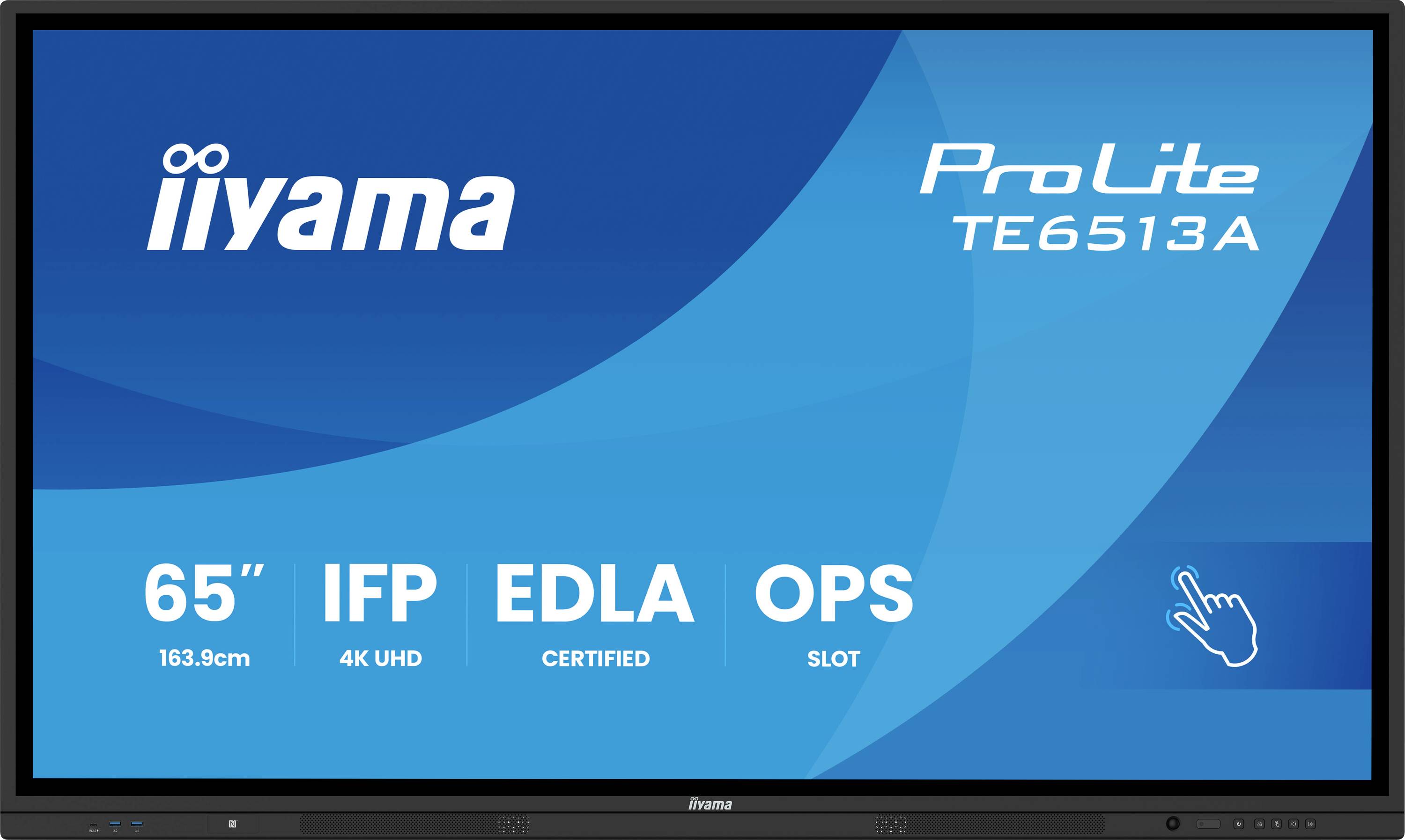 Iiyama ProLite Digital Signage Display EEK: G (A - G) 163.9cm 64.5 Zoll 3840 x 2160 Pixel 18/7